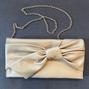Gold Clutch with Chain Strap